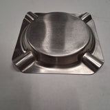 Vintage Southern Railway Stainless Steel Ashtray SR Serves The South Railroad