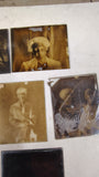 Antique Glass Plate Negatives Lot Vintage Family Portraits Ephemera 1920s