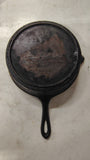 Antique Gate Mark 10.5" Cast Iron Skillet Single Spout Frying Pan 1800s