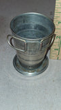 Antique 1897 Scovill Collapsible Brass Pocket Cup Pat Feb 23 97 Travel Camping