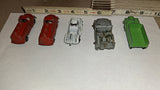 Vtg 1960s Diecast Toy Fire Truck Lot 5pc Tootsietoy Midgetoy Jeep  Wrecker USA!