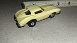 Aurora T-Jet 1963 Corvette Split-Window Butter Yellow & Bonus AFX Part Chassis