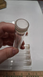 Vintage Glass Display Vials Lot (10) 5.75" x 3/4" Sample Storage Craft Tubes