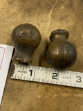 Harley Shovelhead Vtg Accessory Brass bED Trim Balls Grips Axle Covers Panhead
