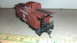 Vintage Mehano HO Scale Pennsylvania Railroad (PRR) Wood-Sided Caboose #982086