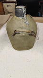 Vintage Made in Japan Military Style Canvas Web Pistol Belt & Canteen Set