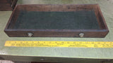 Vintage H Gerstner & Sons Oak Machinist Tool Chest 7 Drawer Box Yale Lock O41