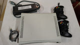 Xbox 360 White Console Bundle 203W OEM Power Supply 2 Wired Controllers Untested