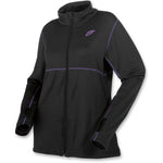 Arctiva Womens Insulator Mid-Weight Snowmobile Fleece Jacket Medium Black Purple