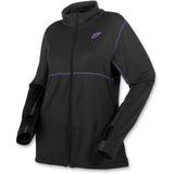 Arctiva Womens Insulator Mid-Weight Snowmobile Fleece Jacket Medium Black Purple