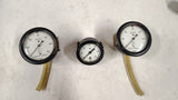 Vintage Industrial Pressure Gauge Lot (3) Marshalltown Centimeters of Water USG