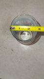 Vintage 1970s 7UP 12 oz Pedestal Footed Tumbler Glass Bubble Logo