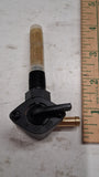 Drag Specialties 1/4 NPT Black Side Outlet Petcock Fuel Valve 0705-0305 NOS