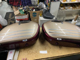 Saddlebags OEM Kawasaki Vn1500 Nomad Factory Hard Bags Motorcycle Burgandy champ