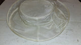 NWT Fine Millinery August Sheer Organza Wide Brim Church Hat Saks Box
