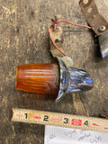 Vtg Signal Stat Amber Cab Marker Lights Pair Semi Truck Pickup International Har