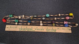 Lot of 5 Vintage Estate Costume Jewelry Necklaces Art Deco Fringe Glass Crystal