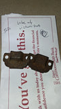 Antique Cast Iron Eastlake Cabinet Cupboard Latch Keeper Catch Fleur De Lis Pair