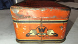 Vtg 1930s Westinghouse Mazda Auto Lamps Emergency Spare Bulb Kit Litho Metal Tin