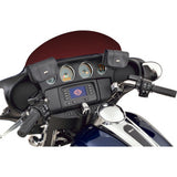 SHOW CHROME 3508-0046 HD90-102BCClassic Dual Pouch Windshield Pouch - FLH