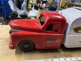 1940s Structo Pressed Steel Garbage Truck - Vintage City of Toyland Tin Toy19"