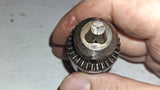 Vtg Supreme 1A 1/4 Drill Chuck 3/8-24 w Lathe Arbor Spindle Adapter USA No Key