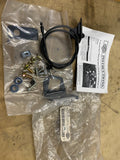Harley Touring 97-08 Adjustable Rider Backrest Hardware Kit Mount Release cable