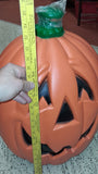 General Foam 24" Pumpkin Blow Mold Fright Time Light Up Halloween Discontinued