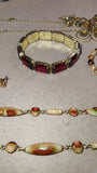 Vtg Costume Jewelry Lot Necklaces Bracelets Puka Shell Boho Estate Collection