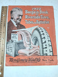 1922 Montgomery Ward Riverside Tires Bargain Book Catalog Vintage Auto Ephemera