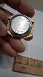 Vintage 1970s Litronix Gold Tone Red LED Digital Watch Head Untested 040489 USA