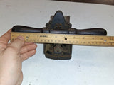 Vintage Stanley No 12 Cabinet Scraper Plane with Two Blades Wood Bottom USA