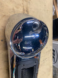 Harley Fuel Tank Console Dash Panel Chrome Kuryakyn mesh Insert Touring FLH Glid