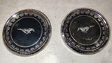 1969 1970 Ford Mustang Fastback Roof Side Emblems 3.5" C9ZZ Pair OEM