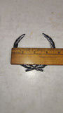70s-80s Cadillac Laurel Wreath Chrome Emblems Pair OEM Hood Trunk Badges