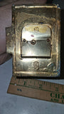 Vintage Japanese Metal Pagoda Temple Coin Bank SNK Made In Japan