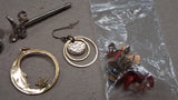 Vintage Costume Jewelry Lot Faux Opal Brooch Heart Pins Celestial Charms Earring
