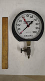 Vintage Trerice 6" Altitude Gauge 0-100 Feet of H2O Boiler Pressure Valve