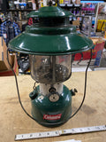 1964 Vintage Coleman 220 H Vintage Double Mantel Lantern Green Camping