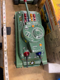 Vintage Taiyo M-4 Sherman Combat Tank battery-operated litho tin toy Japan Box 2
