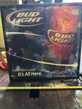 Vintage Bud Light electric light-up bar sign Fresh New Look / It's All Here