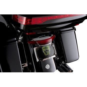 CIRO 2010-1509 40473Latitude Tail Light & License Plate Mount with Lightstrike™ Taillight/License Plate Mount - Red Lens - Chrome