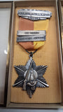 Lot of 2 Vintage 1955 Old Westmoreland Rifles Shooting Medals Boxes  Blackinton