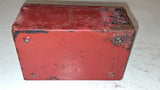 Vintage Patriotic Budget Bank Metal Coin Vault Box USA Capitol Litho 1940s