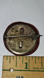 Antique 1897 German Bicycle Club Badge All Heil Bischofsheim Cycling Pin München