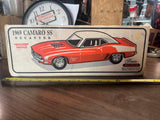 1969 Chevrolet Camaro SS Convertible Jim Beam Decanter silver