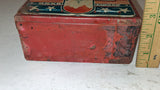 Vintage Patriotic Budget Bank Metal Coin Vault Box USA Capitol Litho 1940s