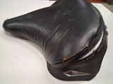 Vintage Harley Davidson 4-Rib Police Solo Seat Pan Studded Skirt Panhead FL