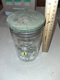 Vtg Original L & R Kearny NJ USA Watchmaker Cleaning Machine Jar Baffle & Lid