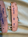 Vintage 50's Playtex Metal Bib Hanger Store Display Advertising Sign Clothing !